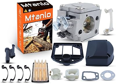 Mtanlo Carburetor Intake Air Filter Cover Assy fit For Husqvarna 268 272 272XP 503 44 72-03 , Carb Kit , Air Filter Kit.