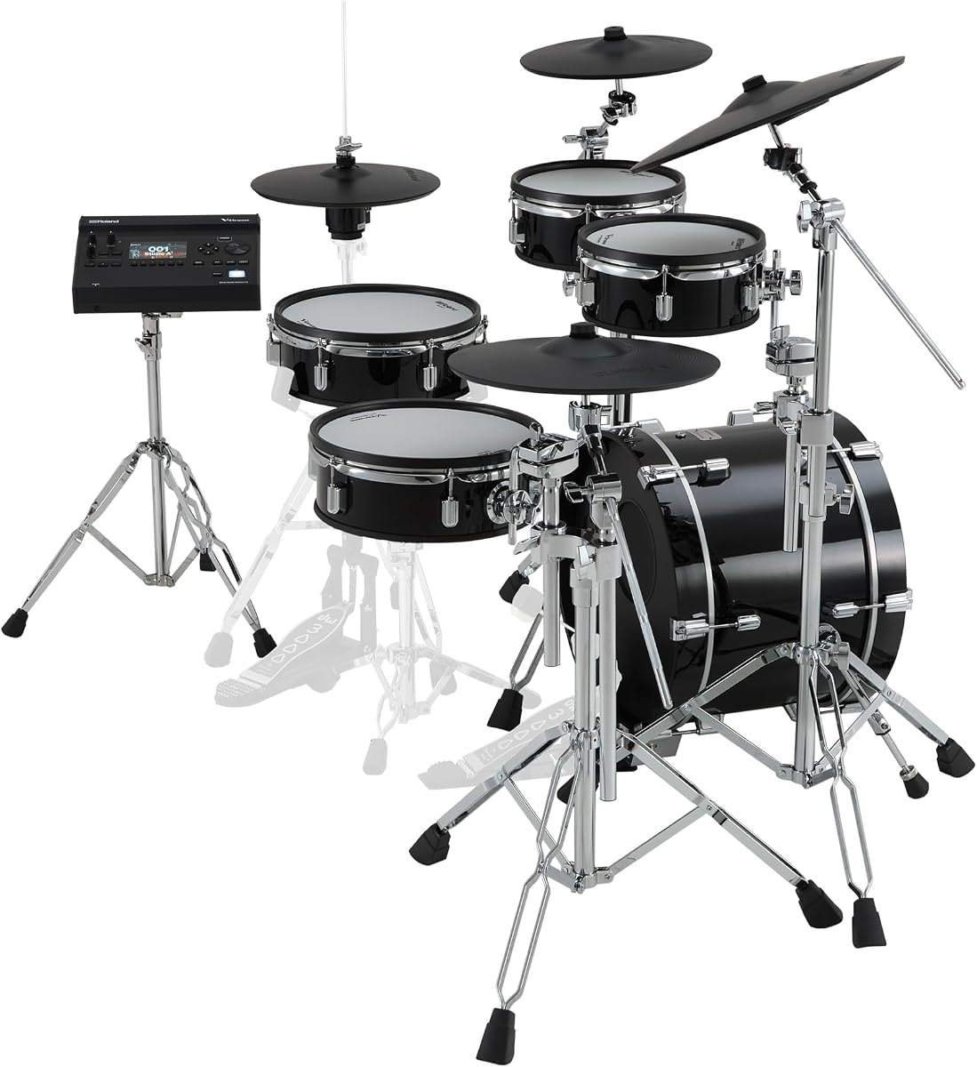 VAD316 V-Drums | 5-Piece 3 Series Acoustic Design V-Drum Kit | V31 Sound Module | Advanced Sound Technology | Shallow-Depth Wood Shells & Full-Size Kick Drum | Kit, V31 Sound Module, Advanced Sound Technology, Shallow-Depth Wood Shells and Full-Size Kick Drum