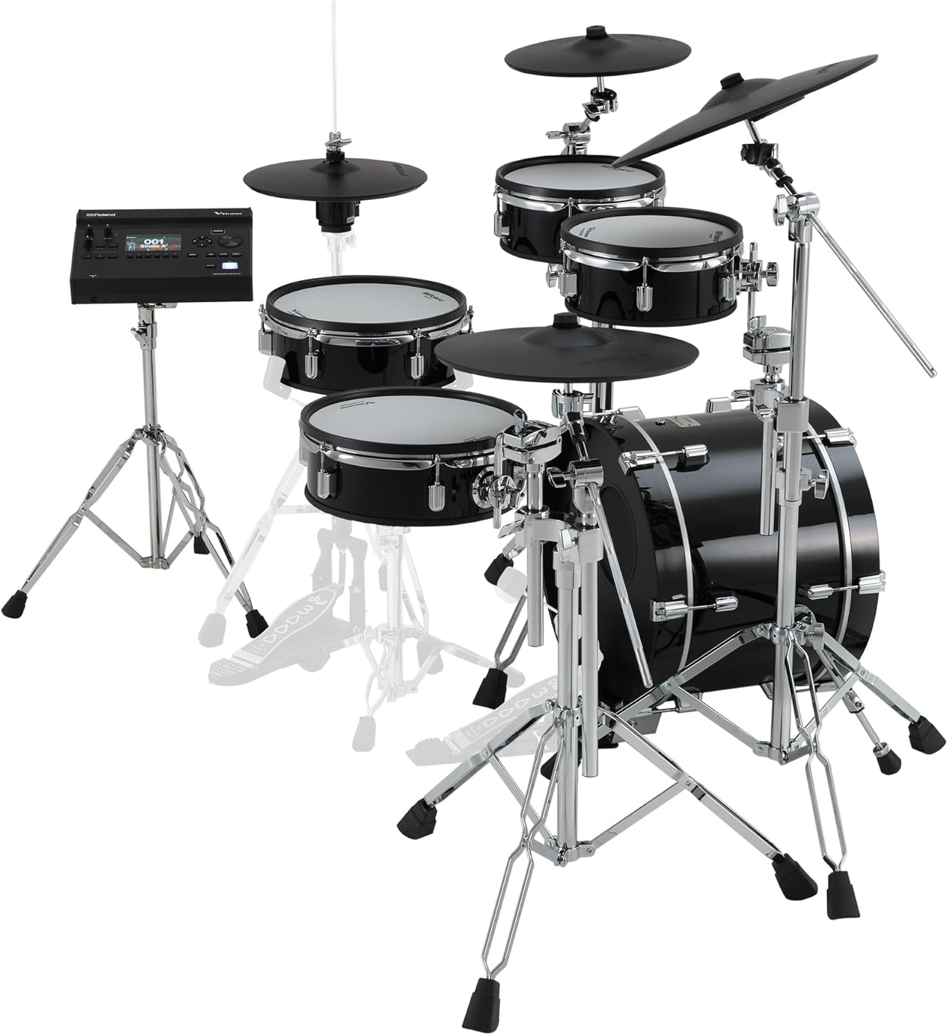 Roland VAD316 V-Drums | 5-Piece 3 Series Acoustic Design V-Drum Kit | V31 Sound Module | Advanced Sound Technology | Shallow-Depth Wood Shells & Full-Size Kick Drum