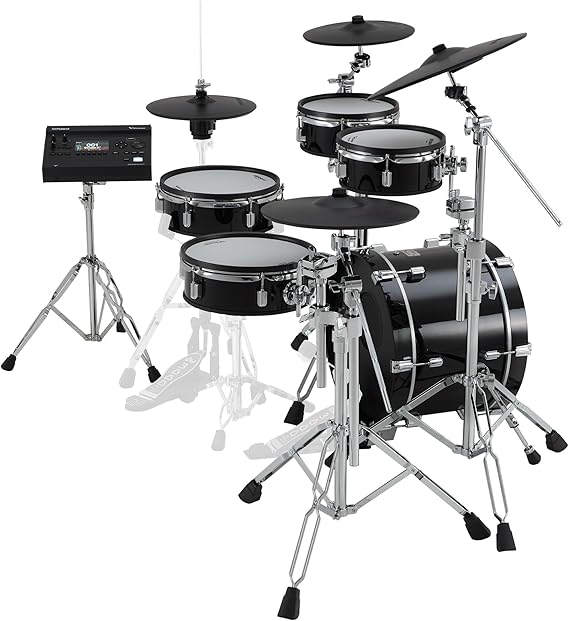 Roland VAD316 V-Drums | 5-Piece 3 Series Acoustic Design V-Drum Kit | V31 Sound Module | Advanced Sound Technology | Shallow-Depth Wood Shells & Full-Size Kick Drum
