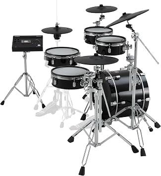 طبول Roland VAD316 V | مجموعة طبول V بتصميم صوتي من 5 قطع من 3 سلاسل | وحدة صوت V31 | تقنية صوت متقدمة | قشور خشبية ذات عمق ضحل وطبلة ركل كاملة الحجم