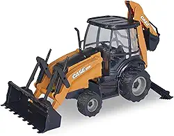 Retroescavadeira Case Construction, Usual Brinquedos, 402, Amarelo