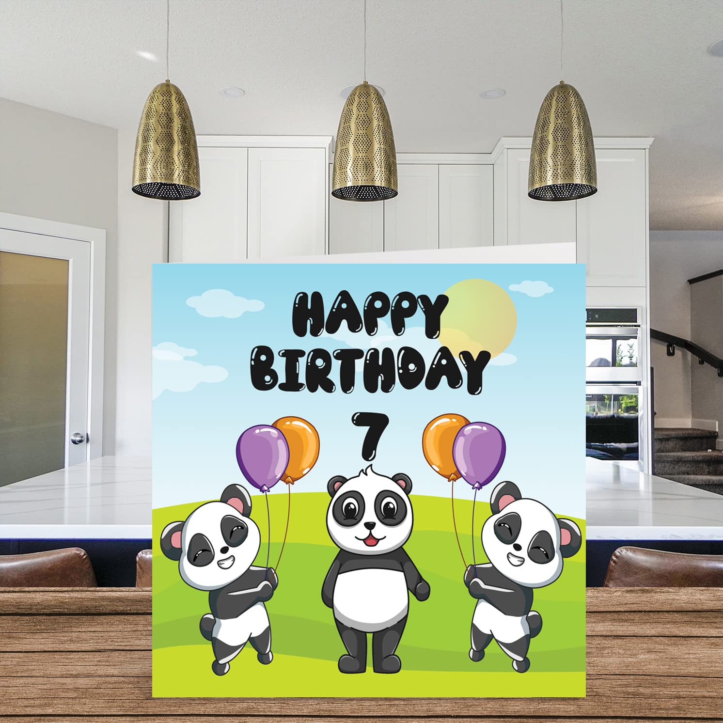 Carte D'anniversaire Unisexe – Panda Party – Carte D