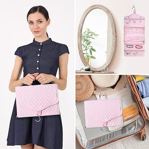 Miniatura 9 de MOSISO Bolsa de almacenamiento rígida de viaje compatible con Revlon cepillo secador de pelo, voluminizador y estilizador, organizador de joyas de