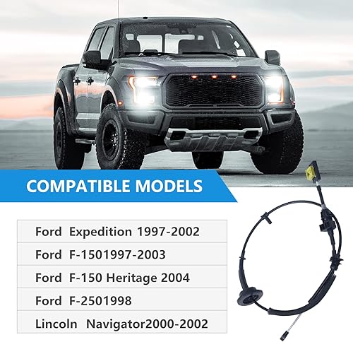 Miniatura 3 de BACKVOLT Cable de cambio de transmisión, compatible con Ford Expedition F-150 F-250, Lincoln Navigator, reemplazo F85Z7E395BA F85Z-7E395-BA