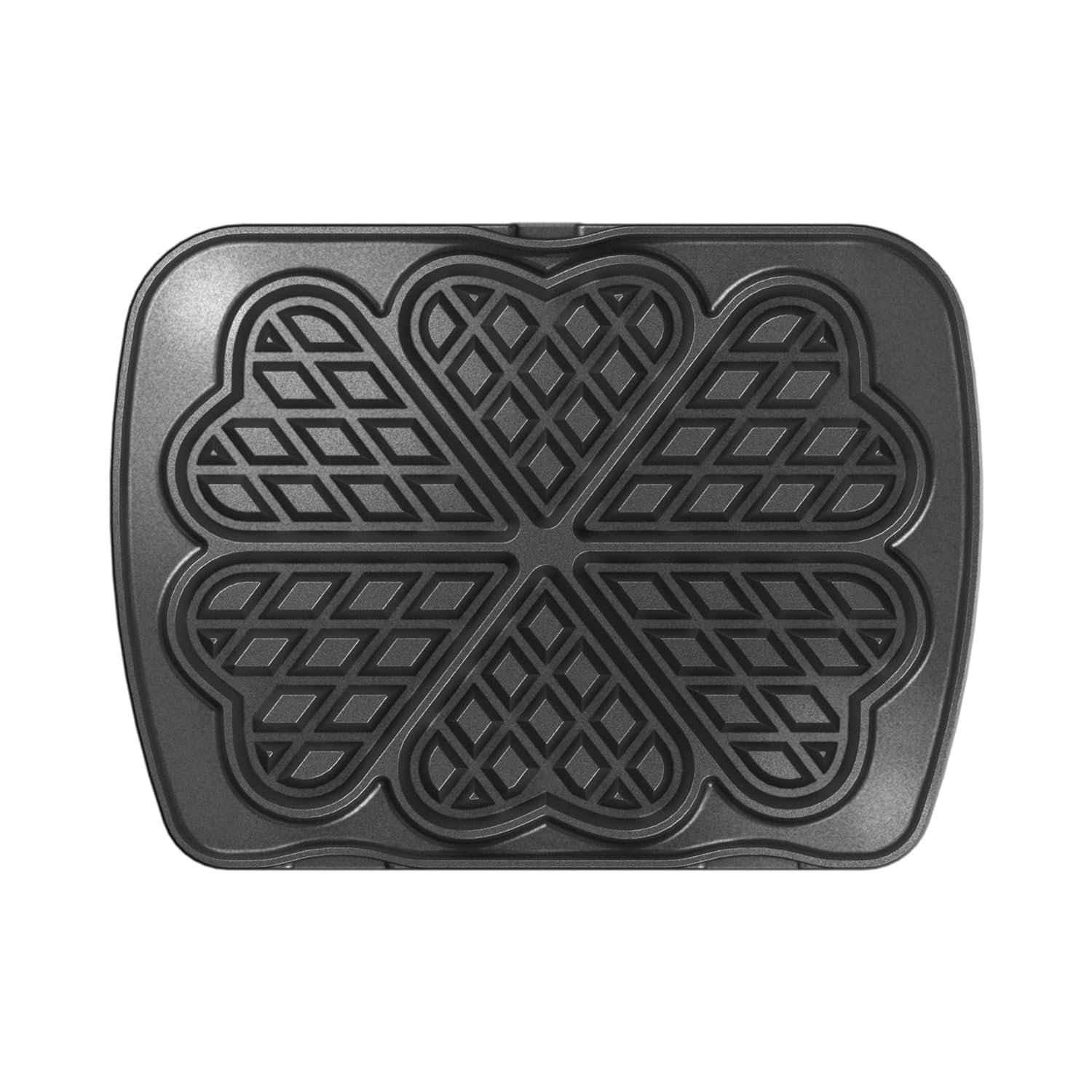 Jeu Plaq. Gaufres Coeur AA Premium, Noir