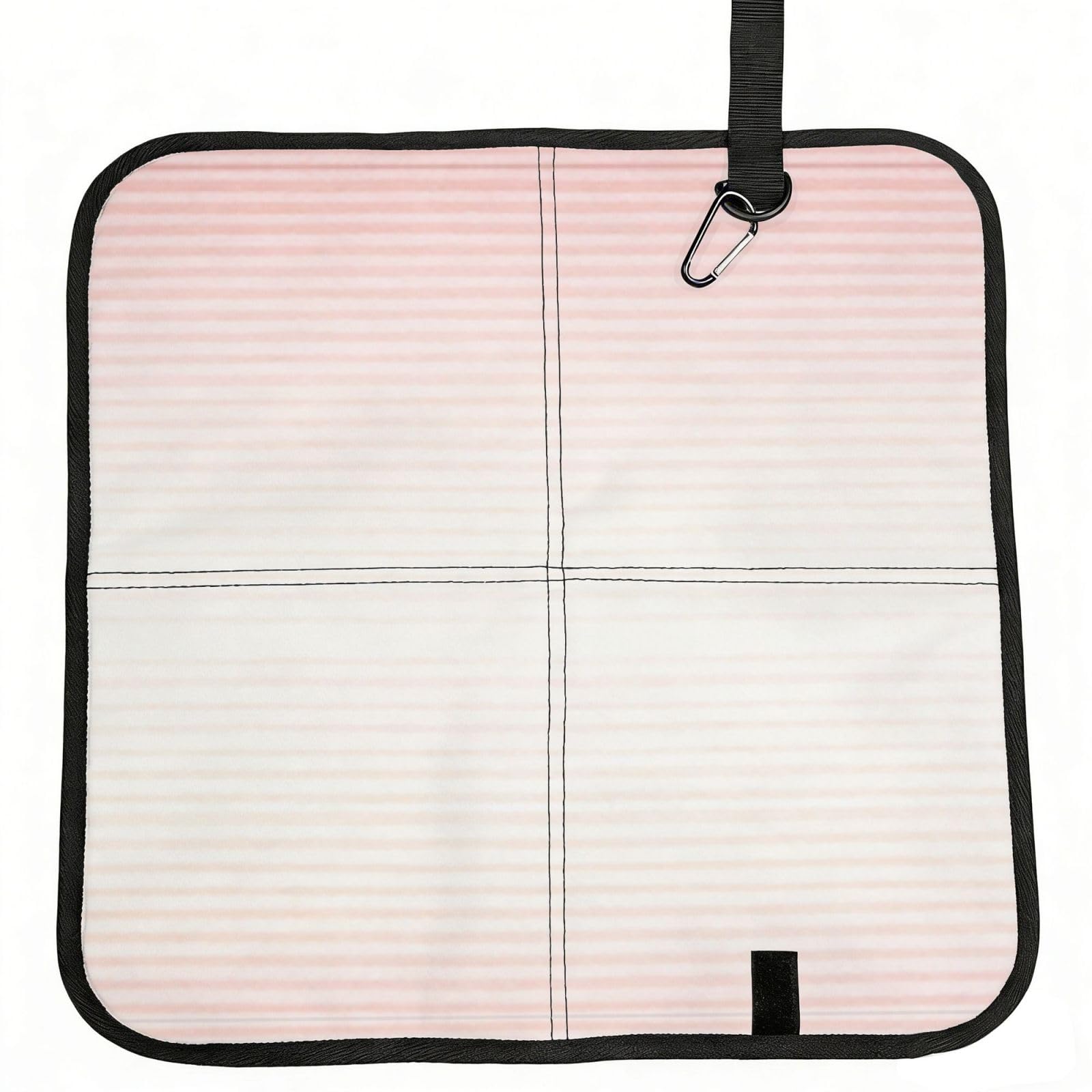 DUYIOKH Blush Gradient Print Foldable Portable Seat Cushion for World Cup Games, Camping and Outdoor Activities
