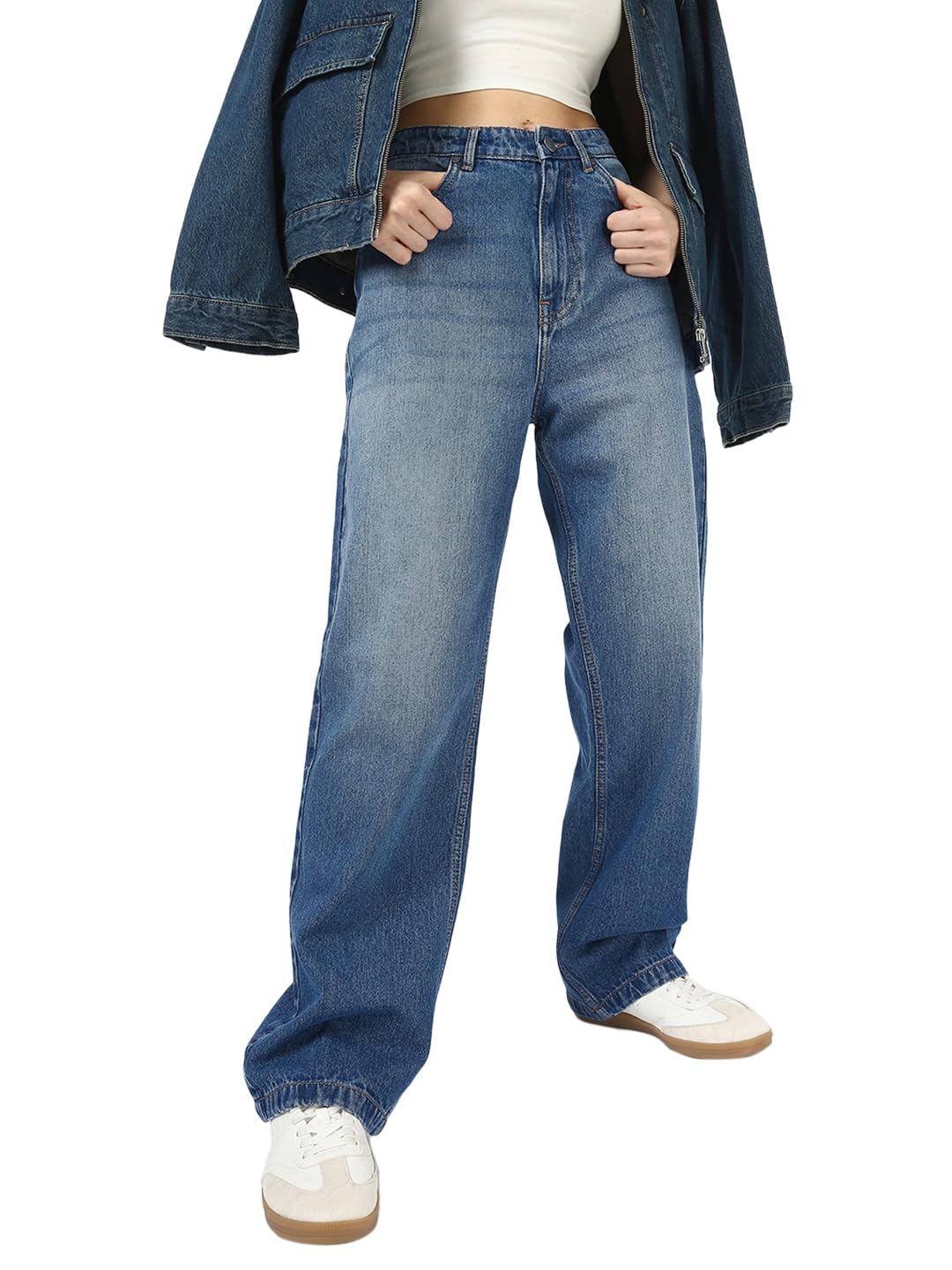 bewakoof Women's Straight Jeans-picture-14
