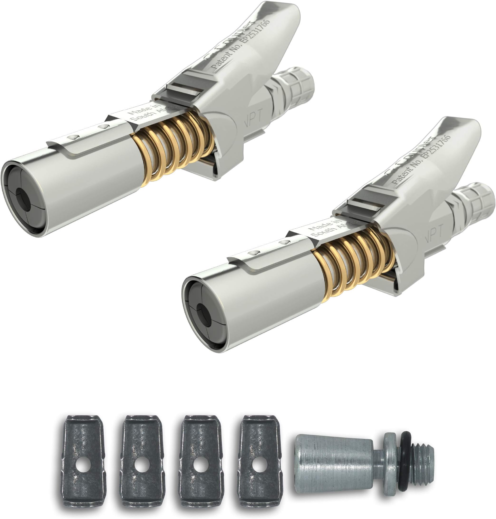G.COUPLER + G.SPARES Kit - The Original Lock-On Zerk Fitting Grease Gun G Coupler (M10x1)