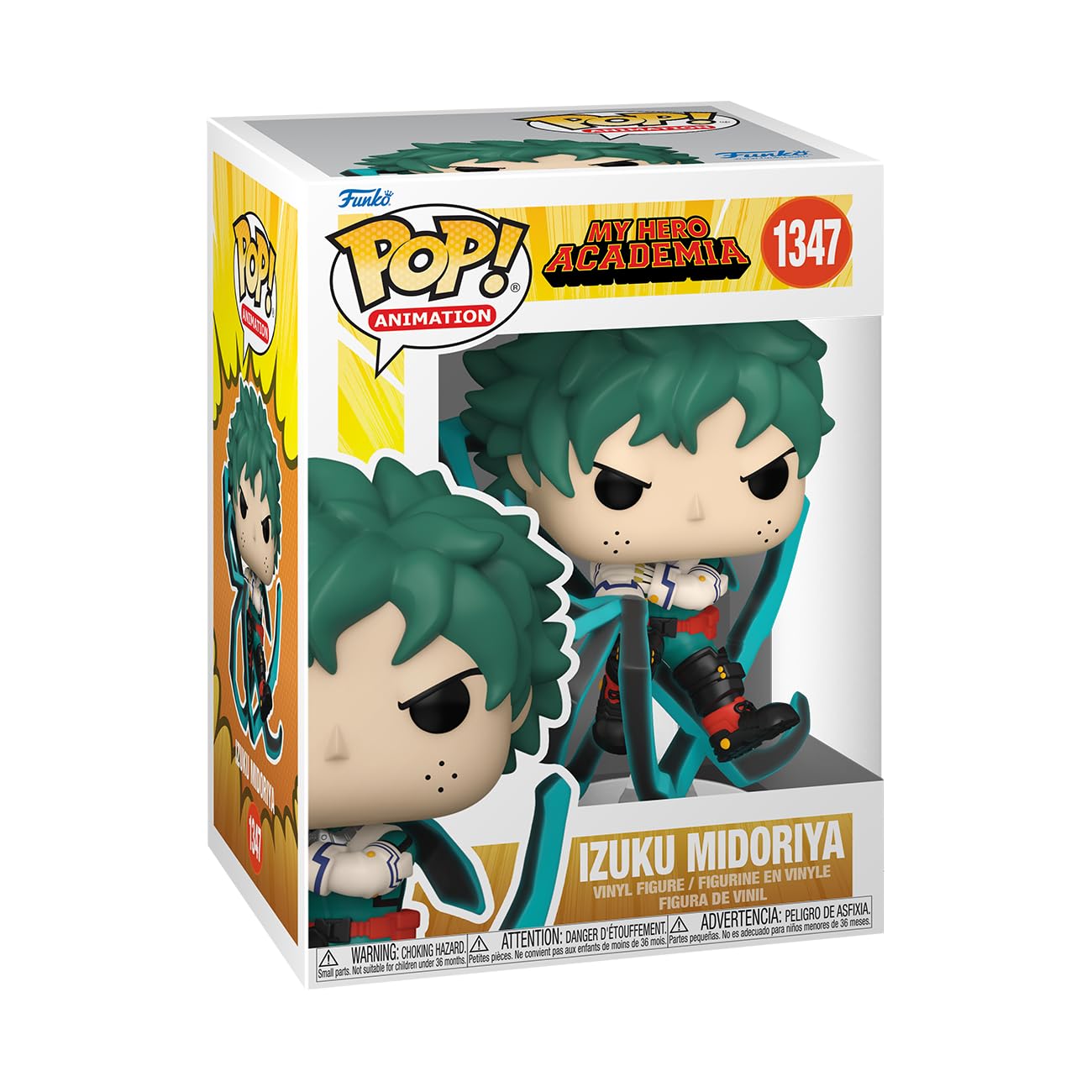 Funko POP! Animation: MHA, Izuku Midoriya, Deku, (Black Whip), My Hero Academia, Collectable Vinyl Figure, Gift Idea - Image 2