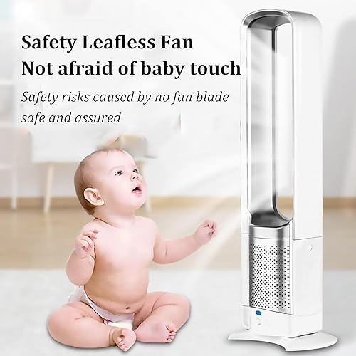 Miniatura 3 de Ventilador sin aspas para dormitorio, ventilador de torre que sopla aire frío, ventilador de torre de enfriamiento silencioso con control remoto, 3