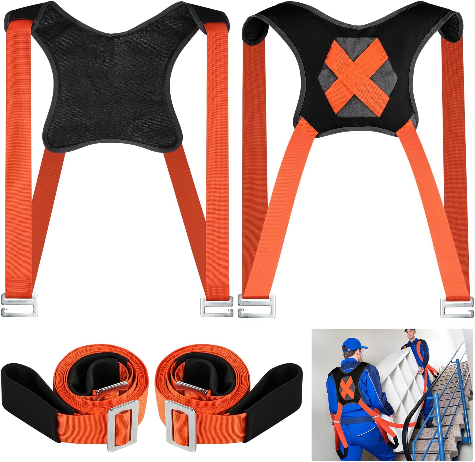 Ready Lifter Shoulder Moving Straps for Furniture