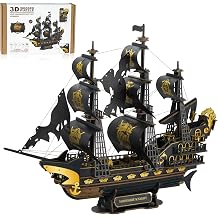 3D Puzzles for Adults, Shark Ship Model Kit, 3D Wooden Puzzles for Adults Room Home Decor, Holiday Birthday Christmas Day Gifts for Men Women