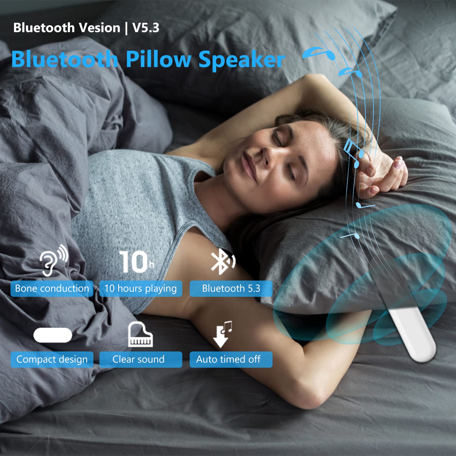 Bluetooth 5.3, Timerfunctie | Onder Het Kussen, Ideale