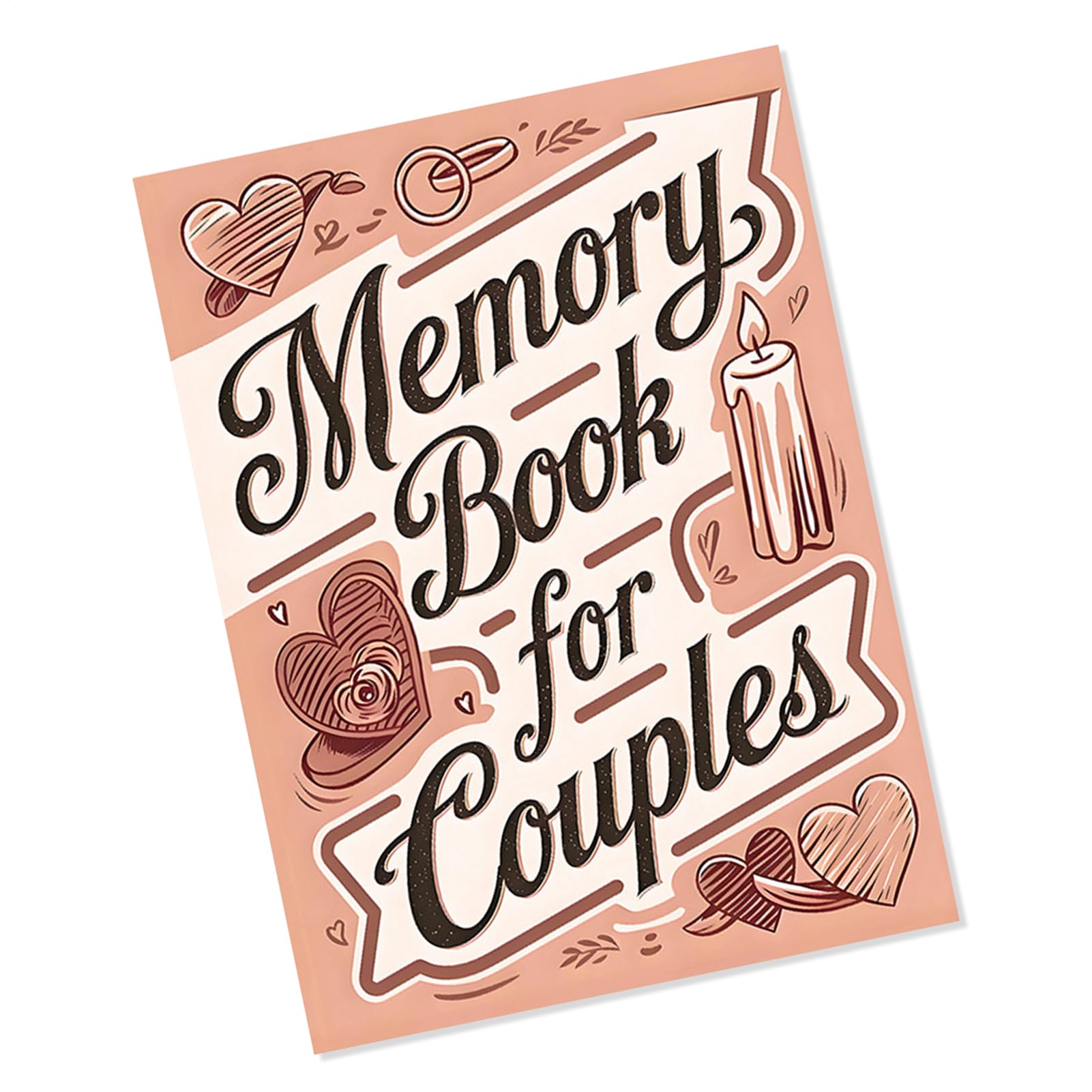 Album photo créatif pour couples avec carnet de souvenirs mariage et lune de miel
