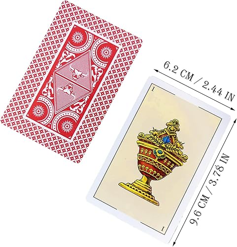 Miniatura 6 de 2 barajas de cartas españolas Cartas Españolas, Baraja Española, Briscas Cards Puerto Rico, naipes mexicanos, cartas españolas de plástico, Barajas