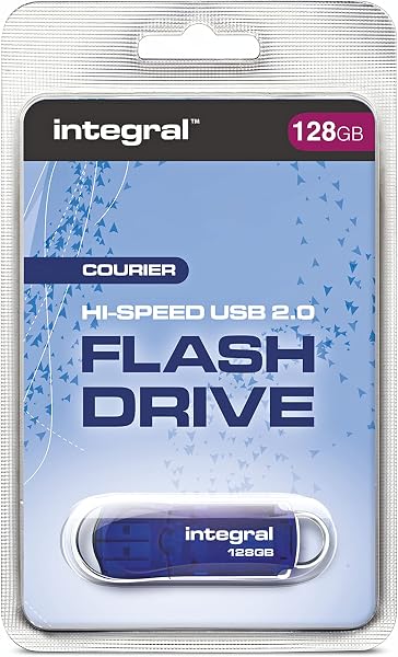 Integral 128GB USB 2.0 Flash Drive Courier Blue - 3