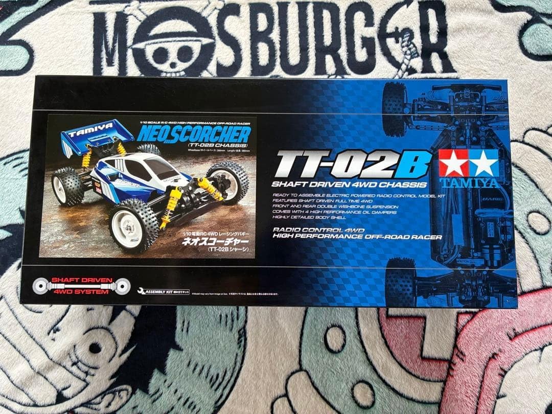 タミヤ TT02B ネオスコーチャー + 塗装済ボディ + クリアボディ TAMIYA
