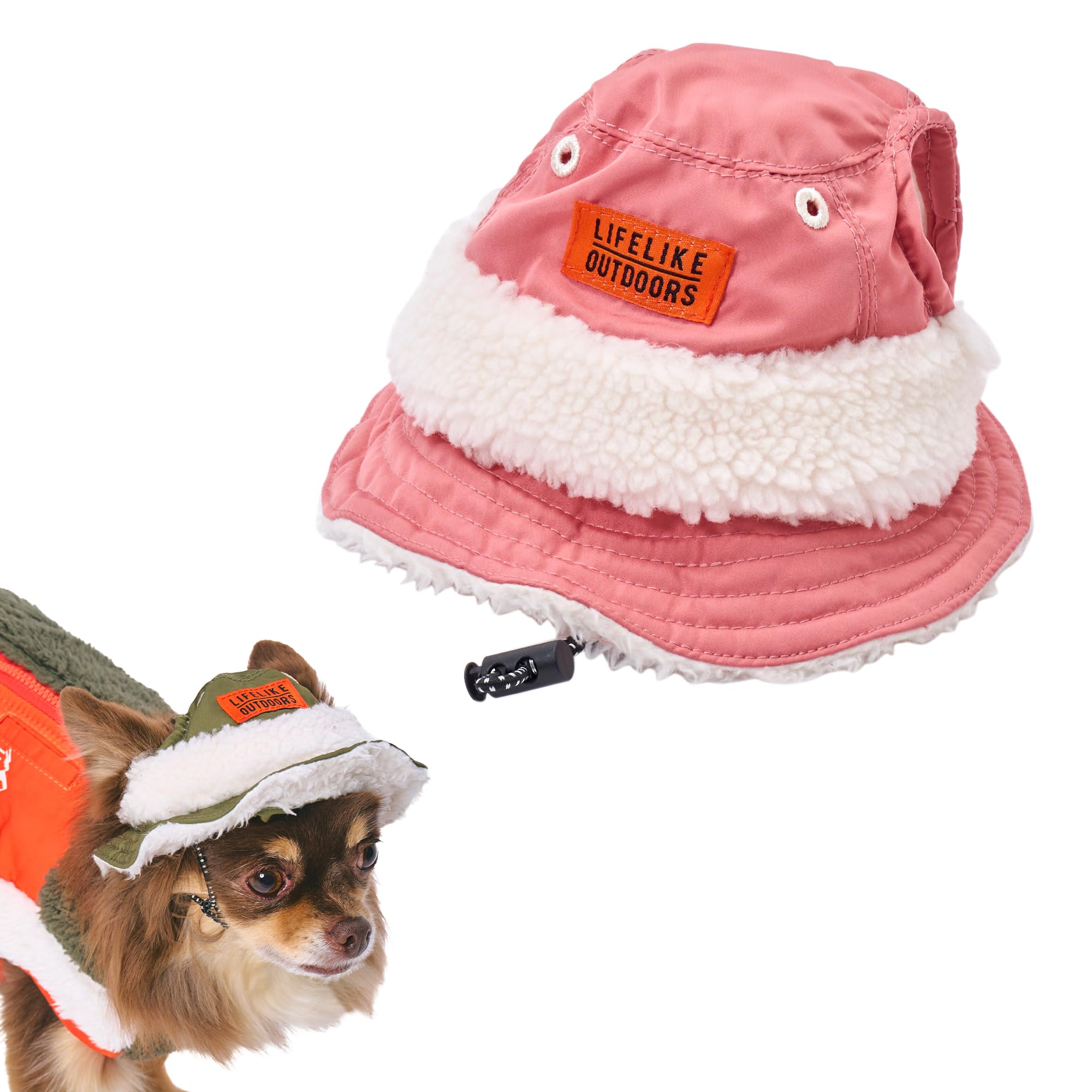 Amazon | 【LIFELIKE公式】OUTDOORボアハット 犬 ハット 被り物 かぶり