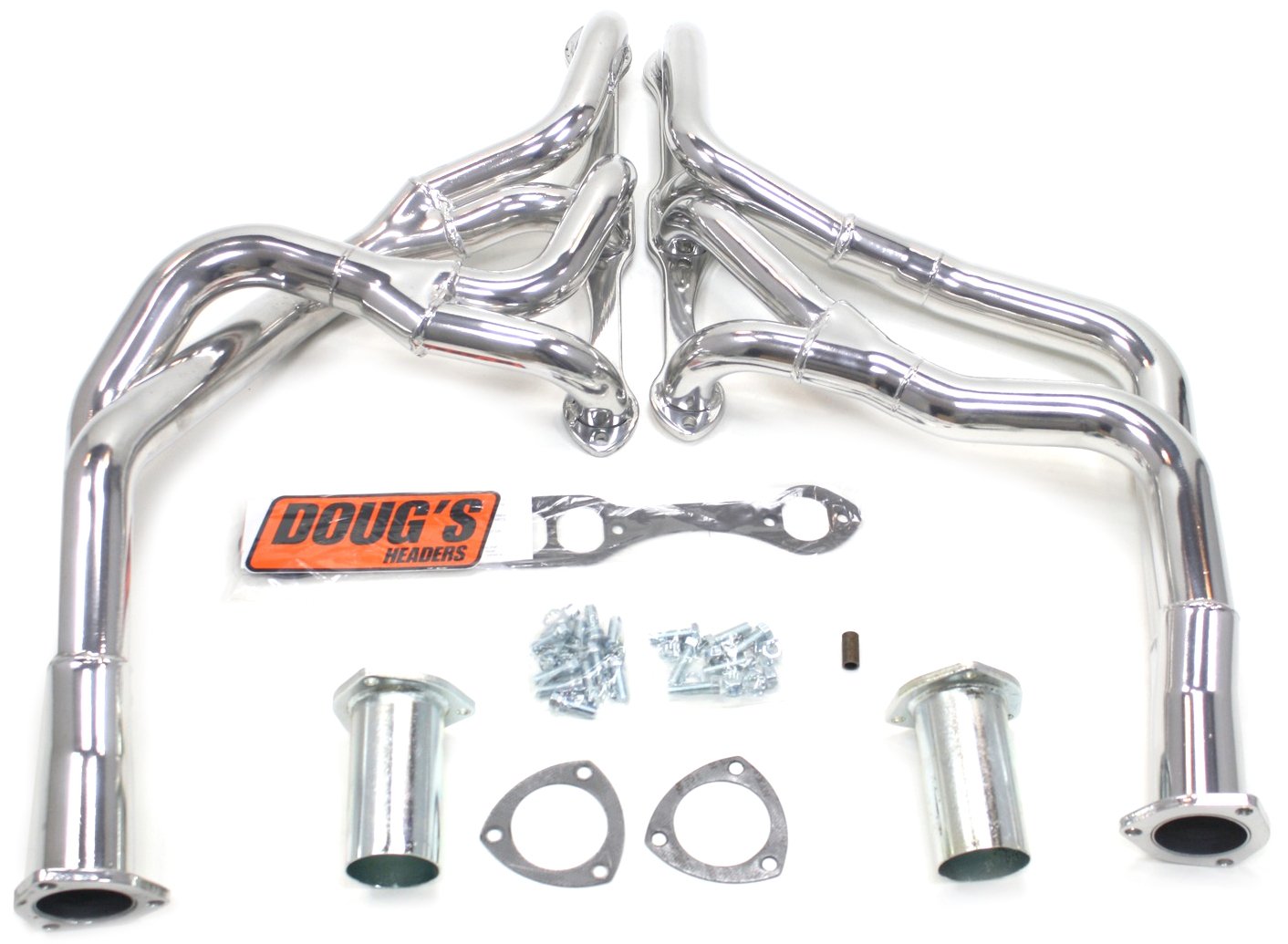 Doug's Headers(D370Y) 1-5/8" - 2" Metallic Ceramic Coating Tri-Y Exhaust Header for G-Body Metric Chassis Chevrolet 265-400 Engine