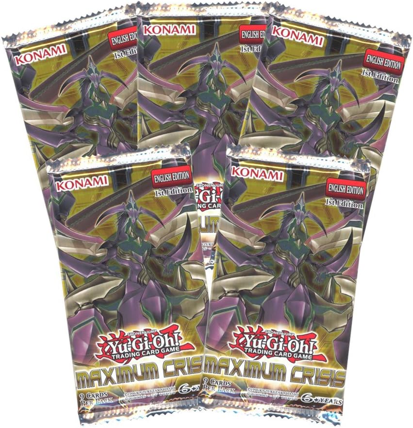 Yu-Gi-Oh Cards - Maximum Crisis (5 Pack Lot)