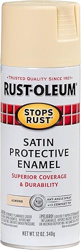 Vista 54 de Rust-Oleum 7776830 - Pintura en aerosol para prevención del óxido, 12 onzas, negro plano