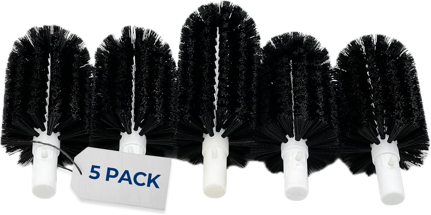 Upgraded Whole Parts Electric Glass Washer Replacement Brush Set Part# BRS-1722 - Replacement & Compatible with Some Bar Maid Glass Washers