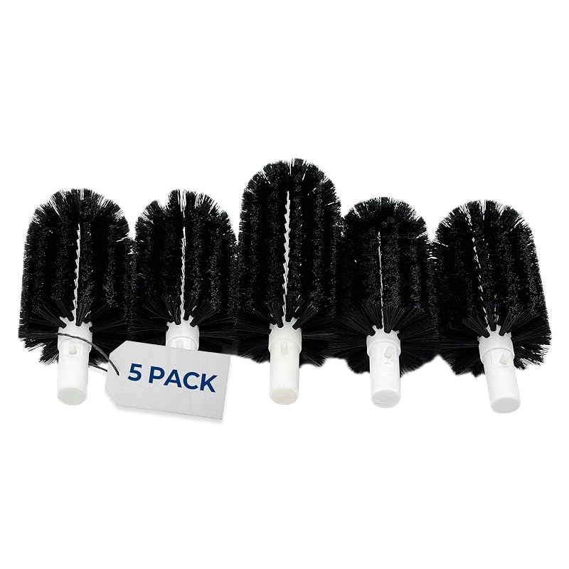 Kit com 5 Escovas de Reposição para Lavadora Elétrica de Copos Whole Parts BRS-1722