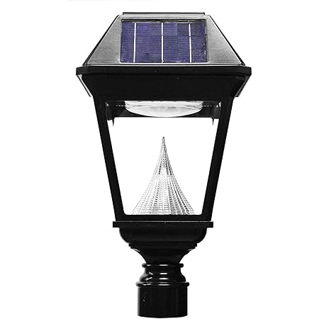 Gama Sonic Imperial II Single Head Solar Post Lamp ... Gama Sonic Imperial II Single Head Solar Post Lamp ...