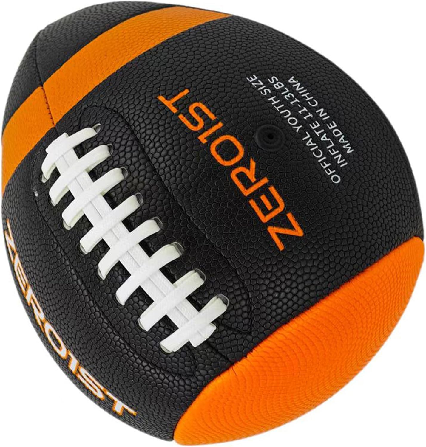 PassCatch Training Football for Youth&Kids(Ages 5-14),Fatherless Bounce Back Size 7 Football Practice Equipment,Solo Passing Catching Training Hand-Eye Coordination (Deflated)