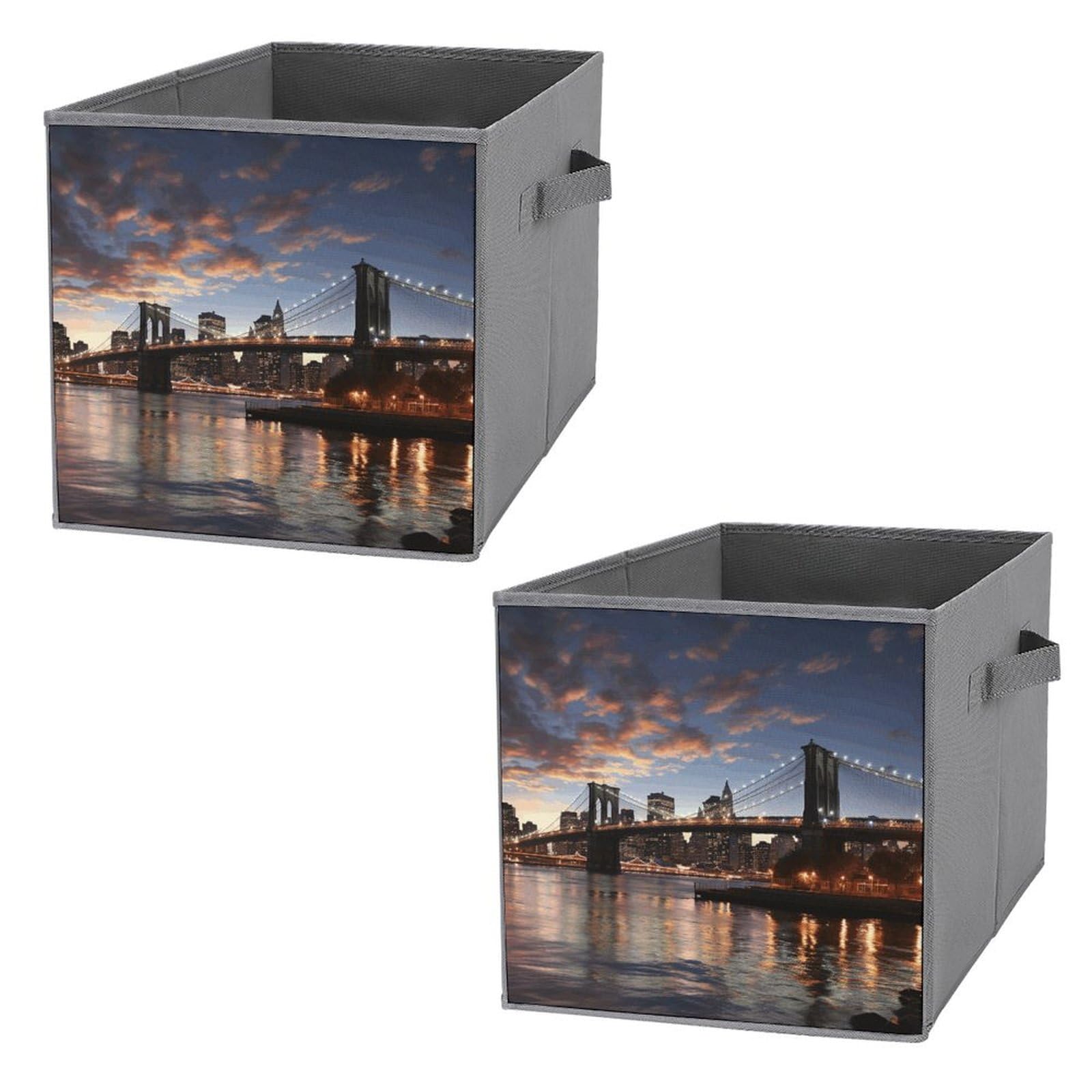 Boîtes de rangement New York Bridge pour vêtements : fini le désordre