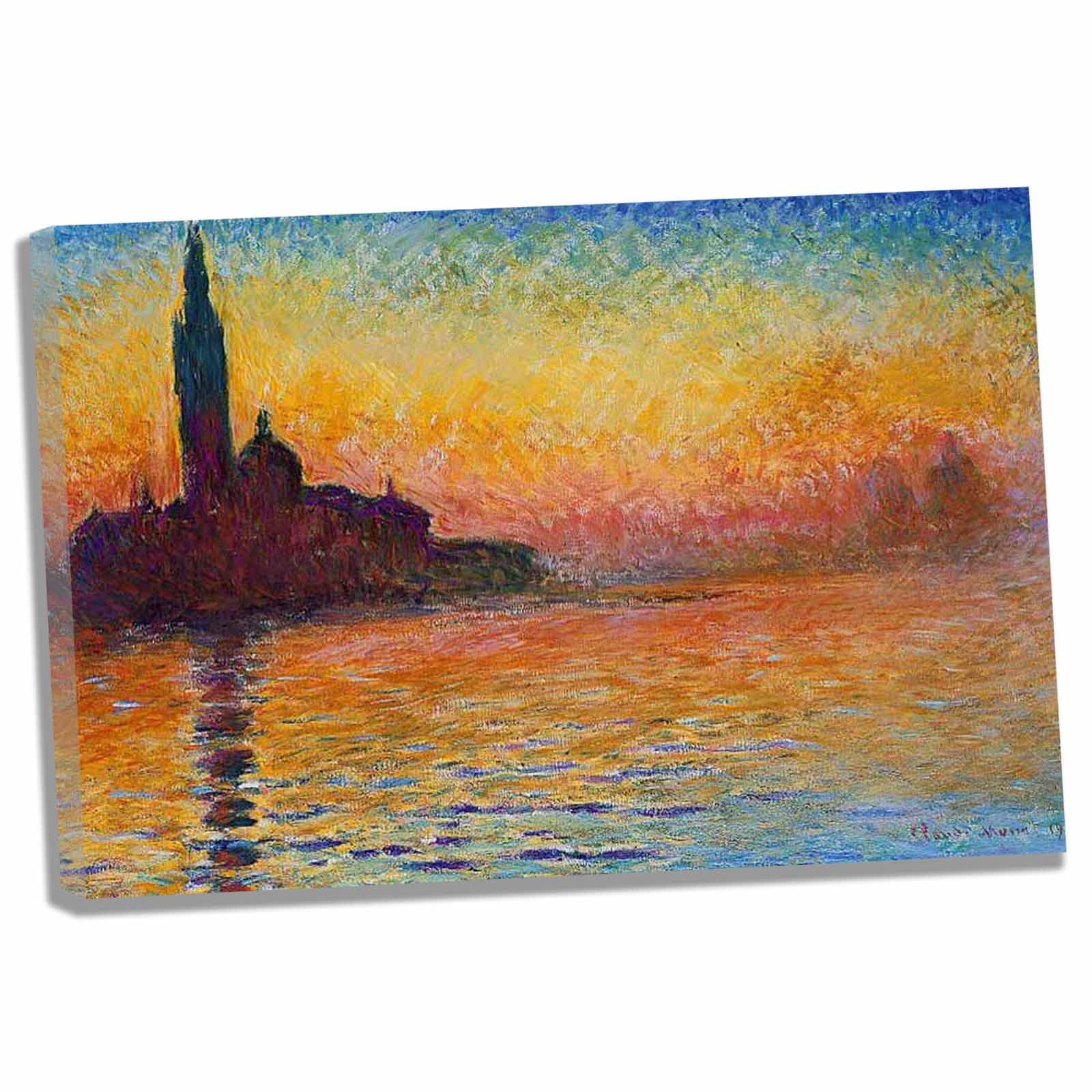 Amazon.co.jp: クロード・モネ-San Giorgio Maggiore at Dusk