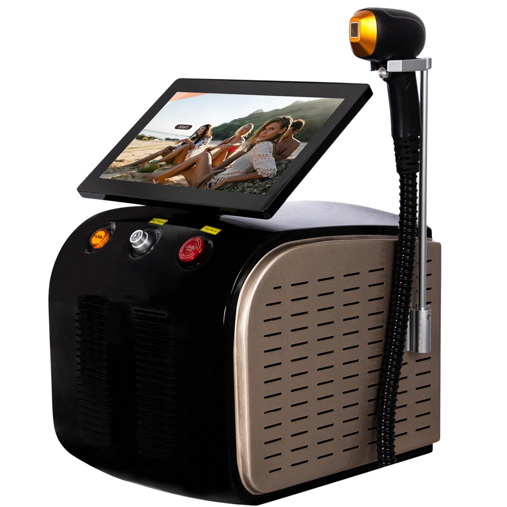 Remover del tatuaggio del laser del picosecondo della macchina 808 755 1064nm di rimozione dei peli del laser del diodo