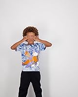 Vista 9 de Blippi Paquete de 3 camisetas para niños pequeños y pequeños, azulnaranjaverde