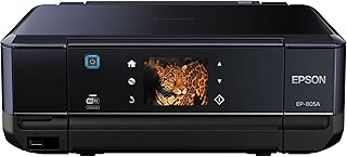 旧モデル エプソン インクジェット複合機 Colorio EP-805A 有線・無線LAN標準対応 先読みガイド&カンタンLEDナビ搭載 6色染料インク スマートフォンプリント対応 ブラック