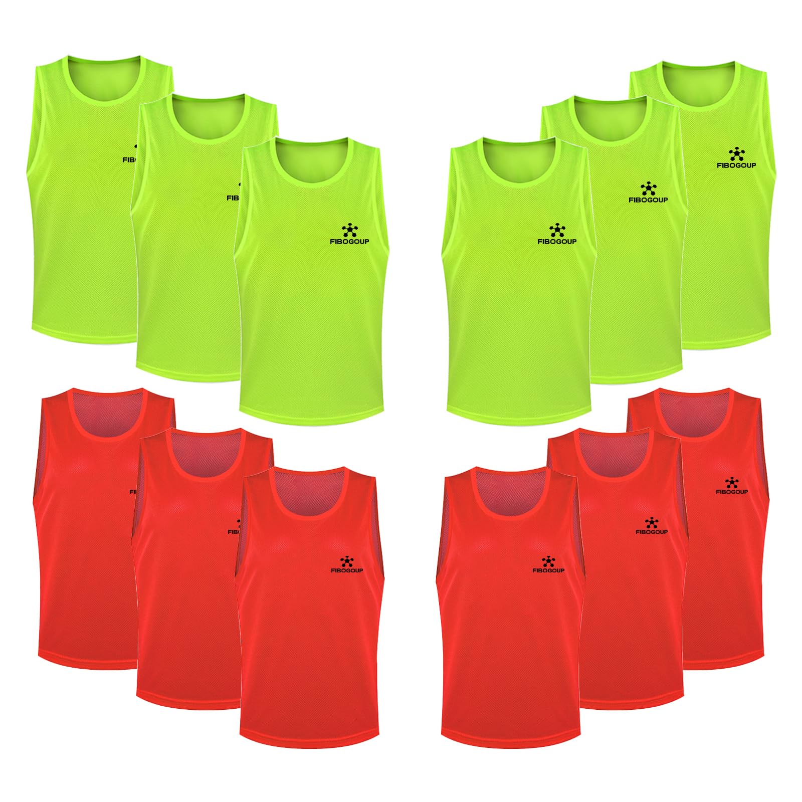 Pettorine per allenamento a squadre,Divise da allenamento per squadre di calcio e basket,gilet traspirante,Taglie multiple adatte per 115-180+,M-XL