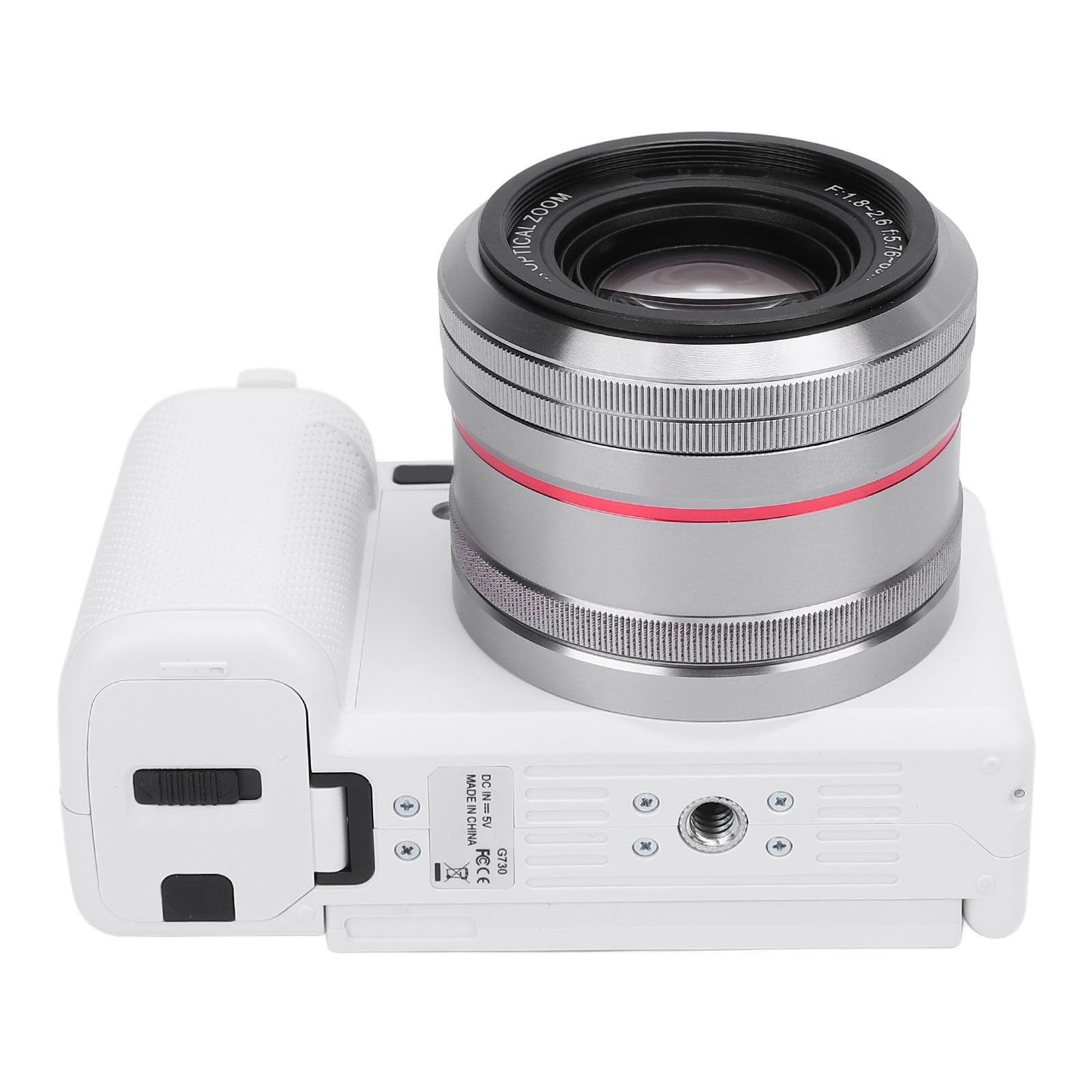 Appareil Photo Numérique Compact 5K 64MP, Zoom 12X, écran Tactile 3,2 Pouces, Anti-secousse, pour Diffusion en Direct, Mariages, Voyages