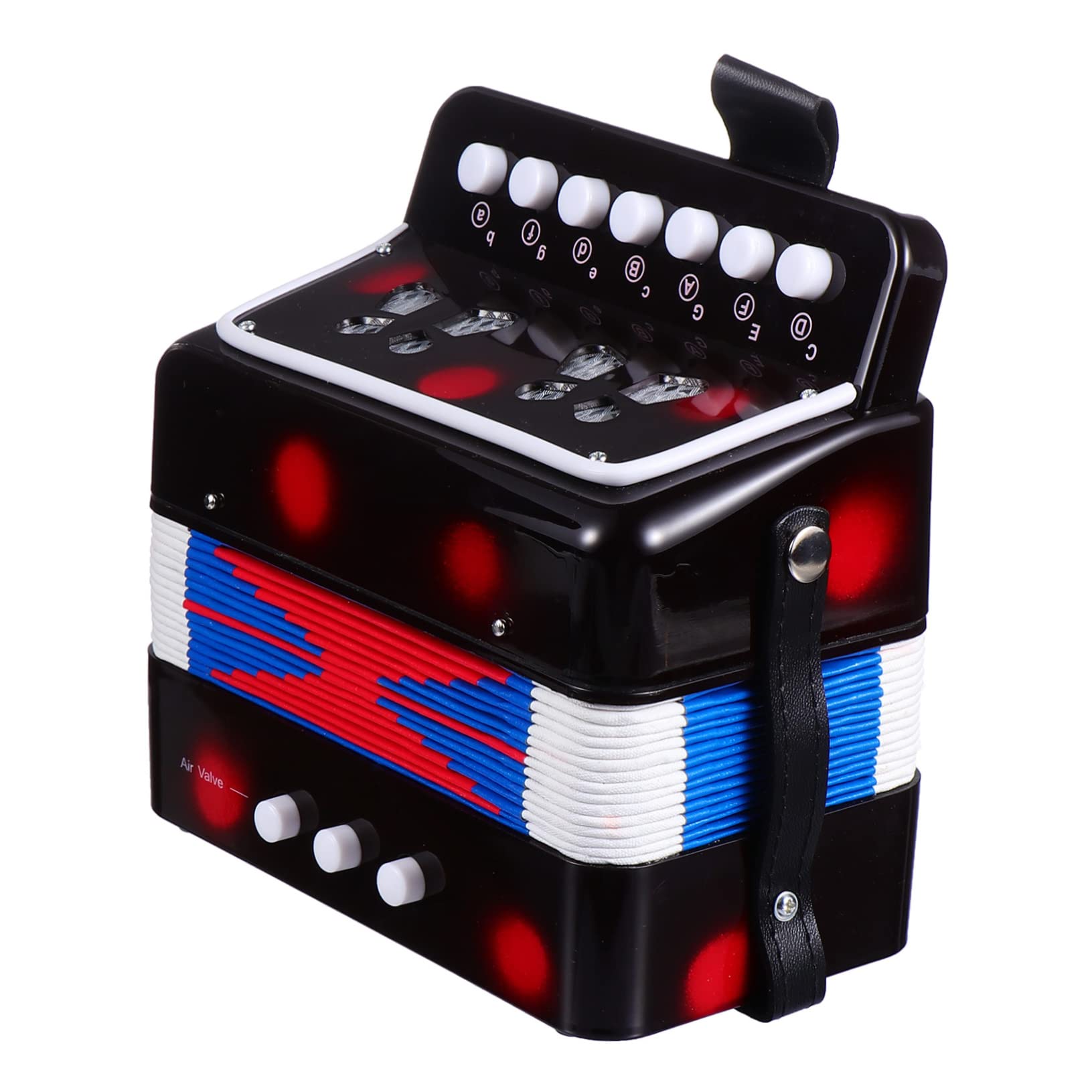 Alasum Mini Fisarmonica Professionale in Abs e Metallo Strumento Musicale Educativo e Miglioramento Capacità Cognitive per Ragazzo Ragazza per Festa Scuola Decor