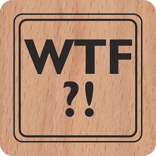 Böser Stempel"WTF?!"