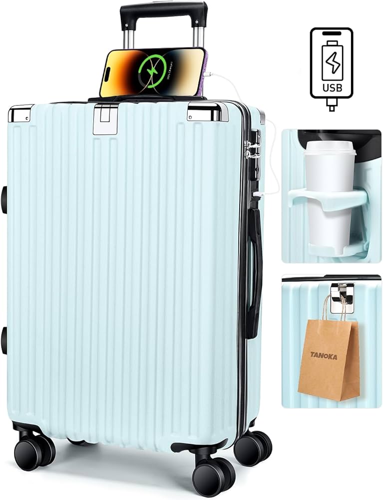 Amazon.co.jp: [Tanoka] スーツケース 機内持込 超軽量 キャリーケース