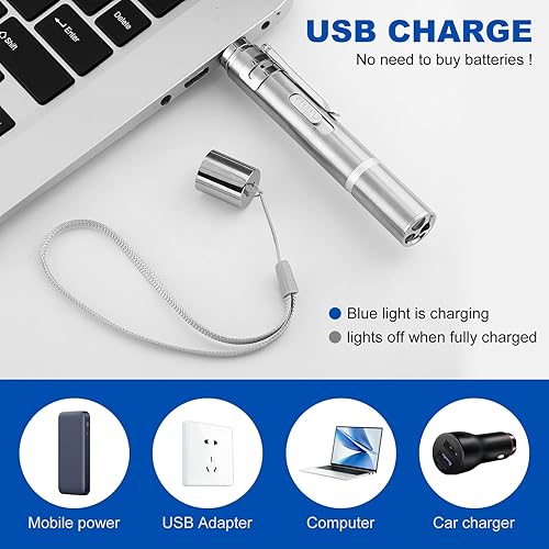 Miniatura 4 de Puntero láser, juguetes para gatos de interior, juguete de bolígrafo láser para perros y gatitos, puntero de luz LED de punto rojo, juguetes