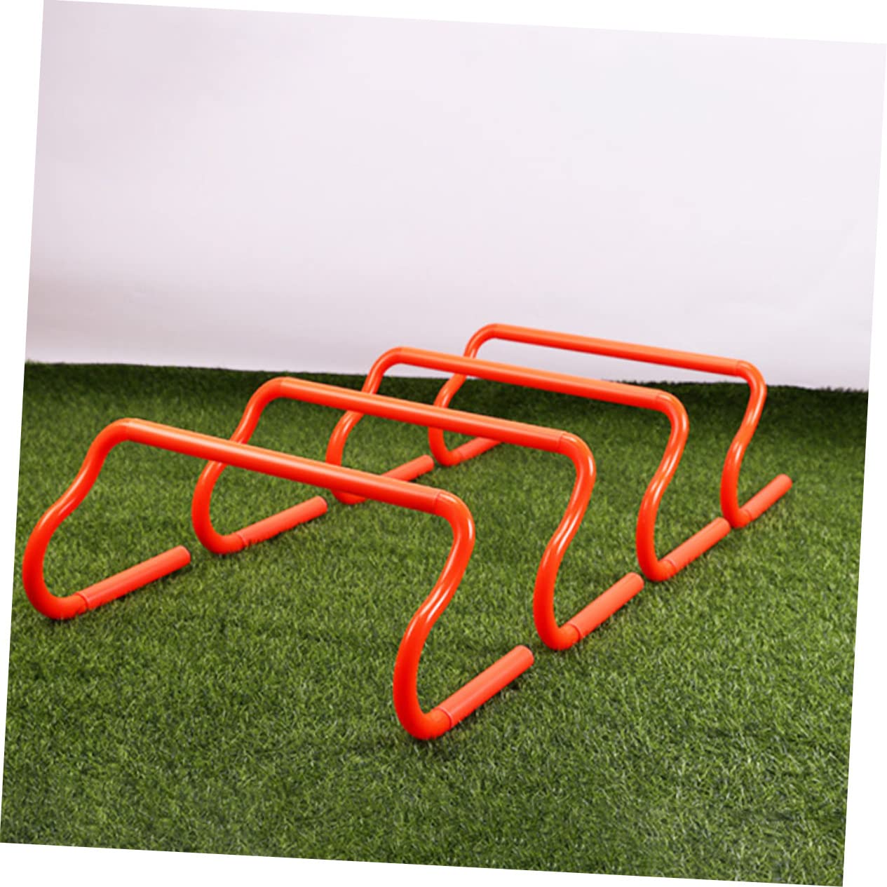 NULYLU Football Flexibility Training Racks 1pc PVC Hurdle for Speed and Agility Drills