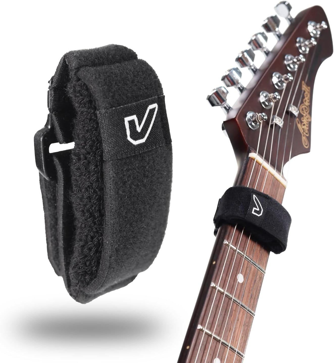 Gruv Gear Fretwraps String Muter 1-Pack (Black, Small) (Fw-1Pk-Sm)