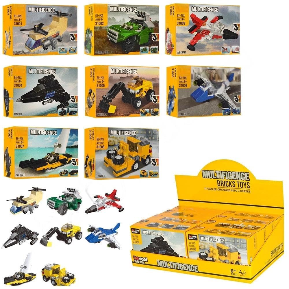 Suprise Series Blocks Educational Building Blocks Learning Bricks Toy 8 Different Theme Blocks Pack (Random 1 Will Be Send As Suprise Pack of 1)-image-22