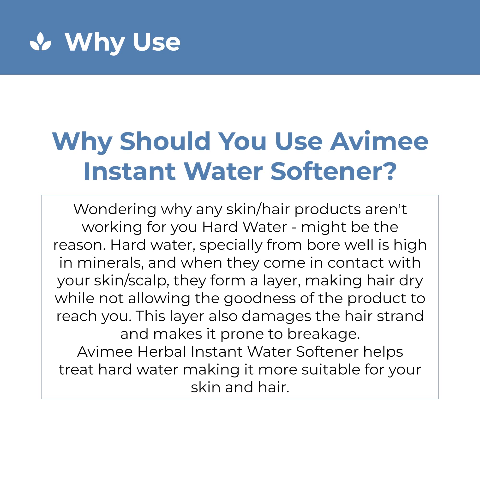Avimee Herbal Instant Water Softener,400 ml | Makes Your Water Hair & Skin Friendly | Reduces Hair Fall & Skin Itching | Disables Hardness & Maintains pH Level | Kunwar Charcoal Facewash, 50 ml (Combo) 2
