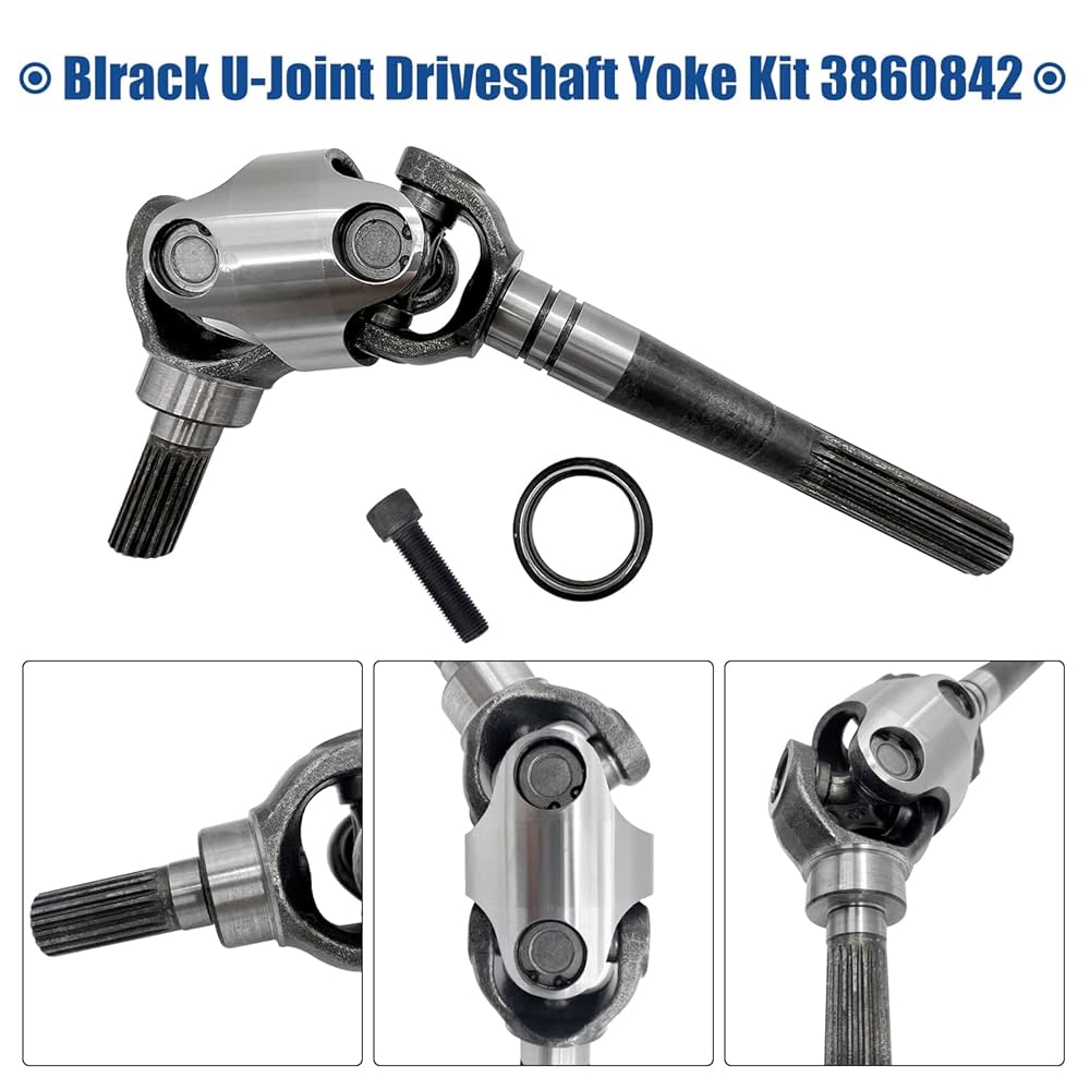 ヨーヨー　BNL Blrack 3860842 U-Joint Driveshaft Yoke Kit Fit for 1994-2006