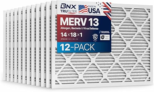 Miniatura 27 de BNX TruFilter - Filtro de aire 14 x 25 x 1 MERV 8, electrostático plisado para defensa contra polvo y mascotas, para aire acondicionado, HVAC