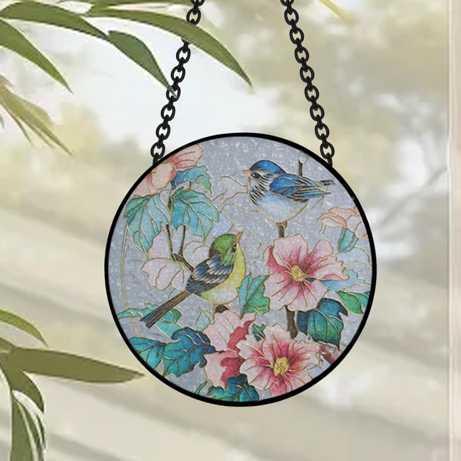 Amazon.co.jp: アート用丸型吊り下げガラスフレーム - ガラス