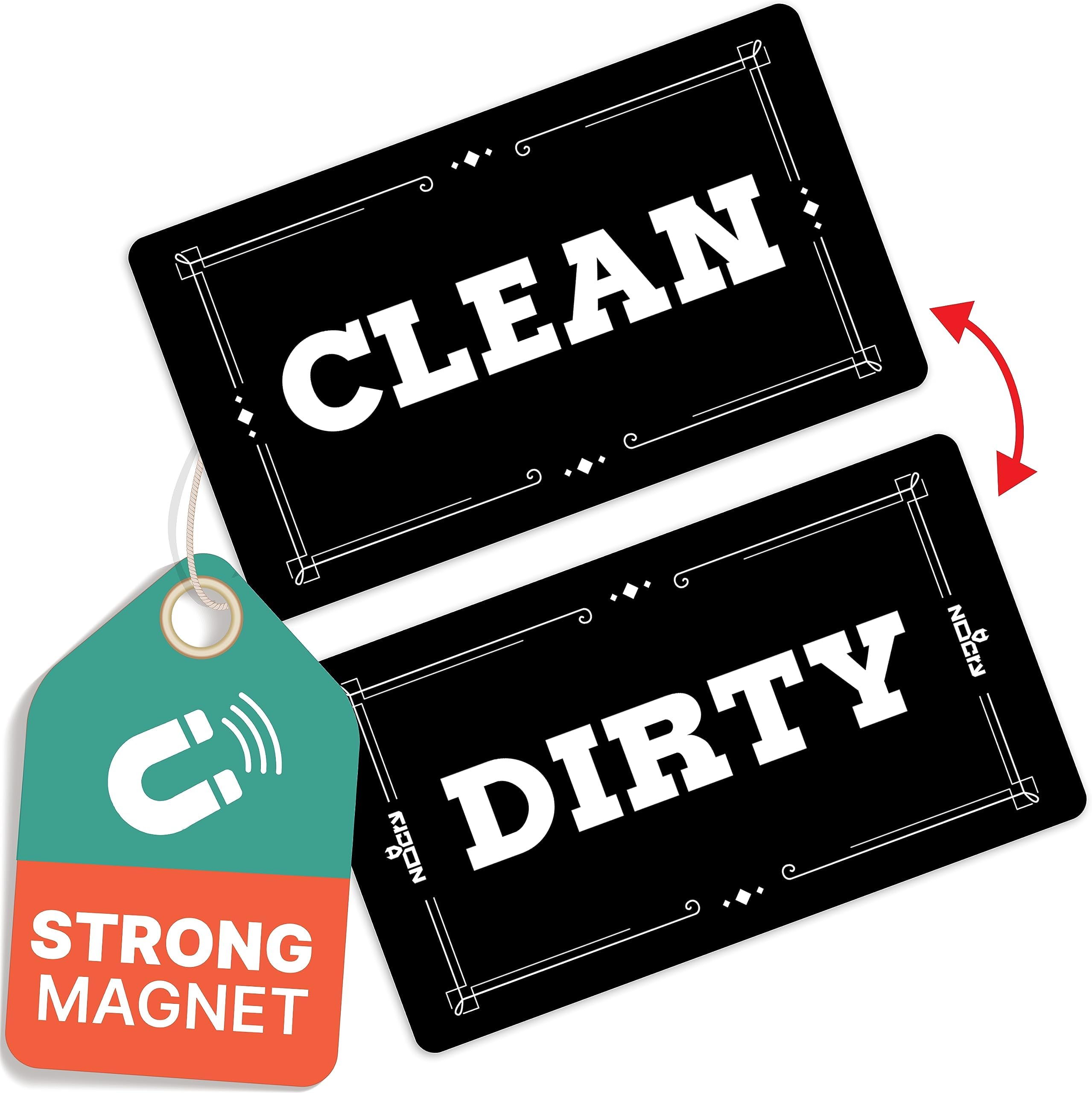 Amazon.com: Dishwasher Magnet Clean Dirty Sign,Reversible Strong ...
