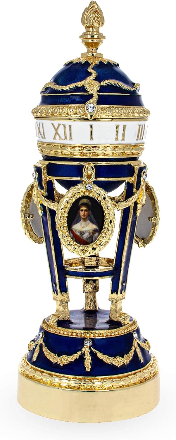 BestPysanky Picture Frames on Clock Royal Inspired Imperial Easter Egg